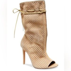 Steve Madden- Forsaken Caged Peep-toe Booties